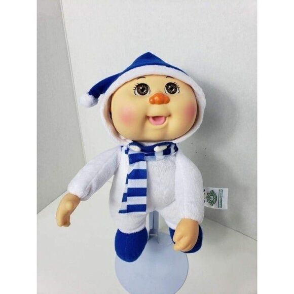 Cabbage Patch Kids Cutie Holiday Helper Douglas Snowman Christmas Doll NWOT - Picture 8 of 9